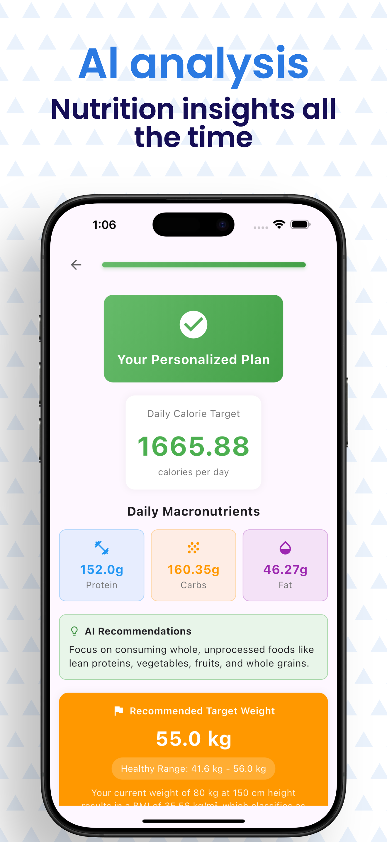 NutriPilot App Screen 5